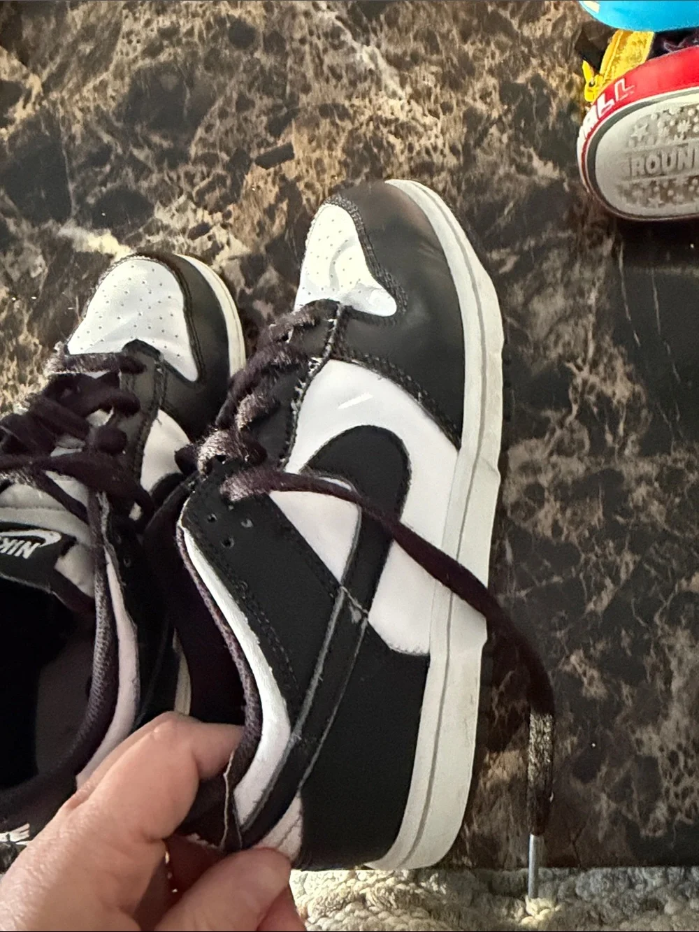 Nike Black and White Skateboard Sneakers